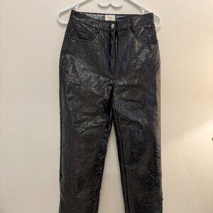 Aritzia Melina Pant in Shiny Black